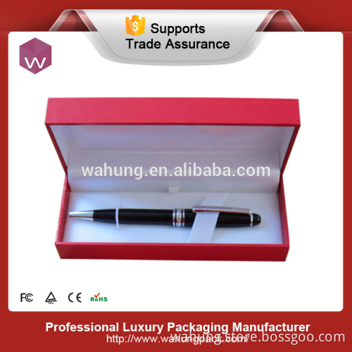 red pen holder box,promotional pen gift box (WH-0220)